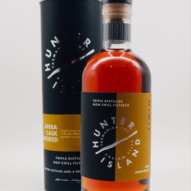 Hunter Island Tasmanian Pot Still Whisky Apera Cask Matured 48% ABV